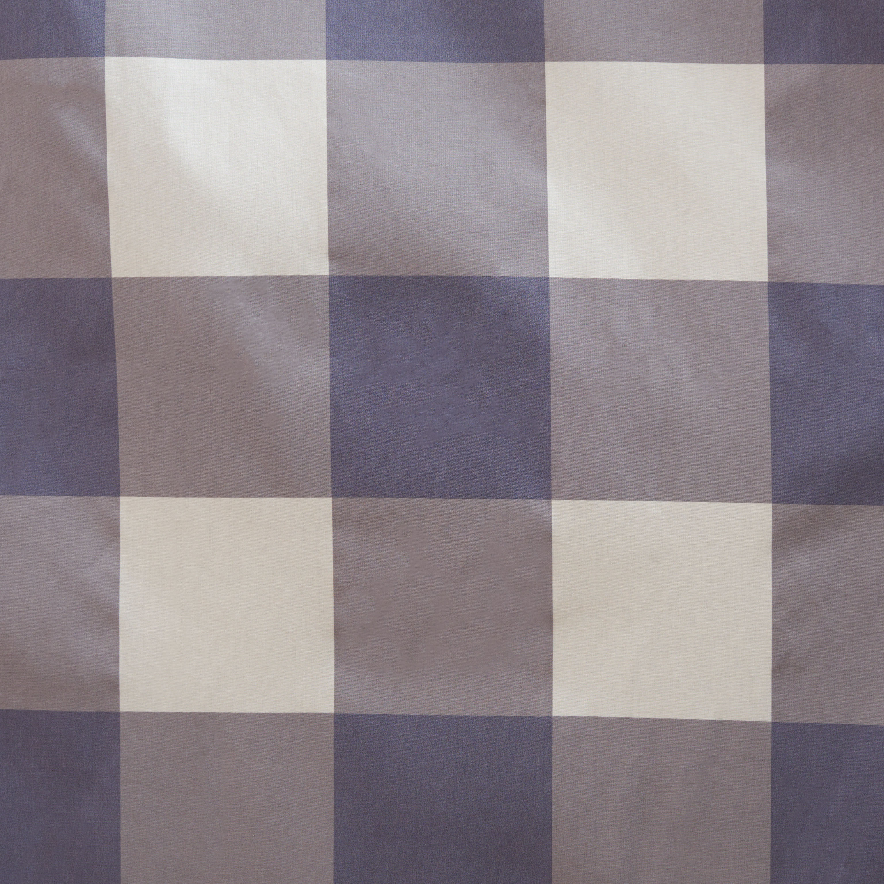 SAFAVIEH Hyland Coastal Blue Plaid Tab Top Blackout Curtains, 52" x 96"