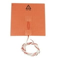 thumbnail image 1 of 150X150mm 110V 180W Silicone Rubber Heating Heater for 3D Heated Beds, 1 of 8
