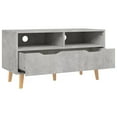 thumbnail image 2 of vidaXL TV Cabinet Concrete Grey 90x40x48.5 cm Engineered Wood, 2 of 4