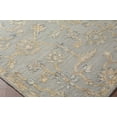 thumbnail image 2 of Hauteloom Cedric Boho Hand Tufted Natural Fiber Wool Area Rug - Traditional Floral Carpet for Living Room, Bedroom, Dining Room - Light Silver, Off White, Pearl - 9' x 12', 2 of 7