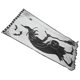 thumbnail image 1 of Cortinas de ventana negras cortinas ligeras que bloquean la ventana paneles decorativos de gasa para ventana de Halloween cortina de encaje transpirable con patrón de bruja de ANGGREK Otros, 1 of 8
