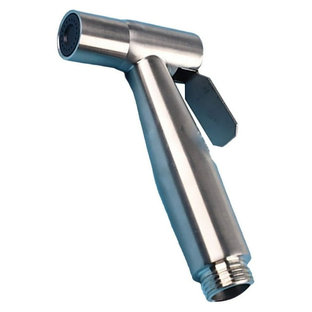 pitrice 2 Modes Bidet Nozzle Toilet Sprayer Flusher Heat-Resistant Handy Handheld Booster High Pressure Faucet Angle Valve Single Spray 1Set