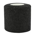 thumbnail image 1 of Vendaje elástico autoadhesivo para deportes y cuidado de mascotas, ideal para protección de dedos, muñecas, rodillas y tobillos, color negro, tamaño grande (7.5 cm x 4.6 m)., 1 of 6