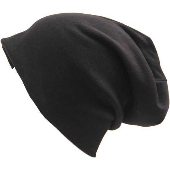 EcoNesxp Men's and women's casual loose beanies loose beanies cotton knitted sleeping cap hip-hop stretch hat