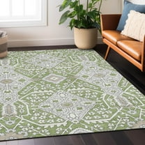 Addison Rugs Chantille Indoor/Outdoor Transitional Diamonds Aloe Washable Rectangle Rug, 2'6" x 3'10"
