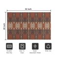 thumbnail image 5 of Red Boho Ethnic Geometric Pattern Door Rugs,Washable Non Slip Door Mats Indoor,Decorative Door Mats,Entry Mat Indoor for Entrance,Bedroom,Kitchen,Bathroom,20"x32", 5 of 6