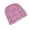 Pink, variant on LQCrafK Crochet Slouchy Beanie Hat Fall Handmade Knit Floral Skull Cap Cotton Cutout Summer Hats for Women Lightweight Knitted