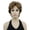 # 12TT26 Light Brown with Highlights, variant on Women's Short Curly Wavy Wig Synthetic Hair Full Wig for Daily Use, 6 inches, 613 Blonde