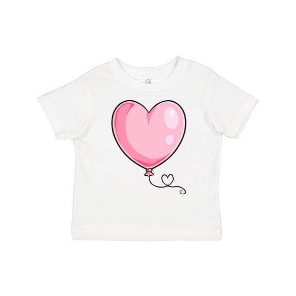 Inktastic Pink Balloon Heart Boys or Girls Toddler T-Shirt