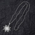thumbnail image 4 of 23.66 inch Necklace with Sun Pendant 35x33.5x1.3mm Non 201 Stainless Steel Adjustable for Men, 4 of 4