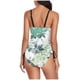thumbnail image 4 of Traje de baño de una pieza para mujer, conjunto de bikini para mujer, bikini de moda multicolor con estampado de patrón, espalda descubierta, traje de baño de una pieza para mujer, 4 of 6