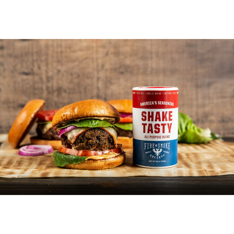 Fire & Smoke Society Shake Tasty All Purpose Seasoning Blend, 8.1 ounce -  DroneUp Delivery
