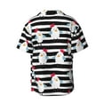 thumbnail image 7 of Kdxio Men's Hawaiian Shirt for Men Short Sleeve Shirt Cute Chicken Summer Casual Holiday Beach Button Down T-Shirts, 7 of 7