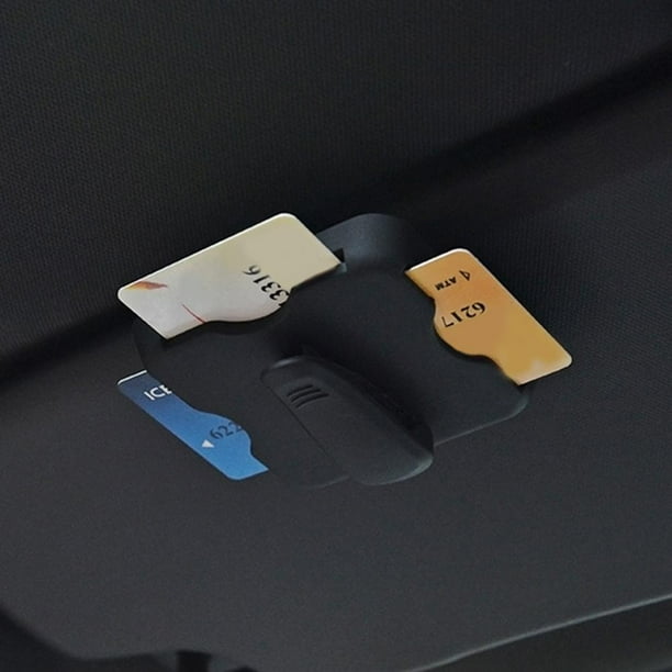 Multifunción Car Sun Visor Sunshade Card Organizer Holder Clip Gift Black Tmvgtek Autopartes