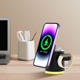 thumbnail image 6 of XGFHYJEH Charging Station, Wireless Charging Station, Charging Station for Multiple Devices, Wireless Charging, 15W Charge Station, Wireless Charge, for Android, Iphone, Apple, Samsung, Ipad, 6 of 7