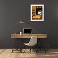 thumbnail image 4 of Krista Sewell 4x14 White Modern Wood Framed Wall Art Titled - Bamboo Bath, 4 of 5