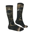 thumbnail image 4 of Lsque Medieval Knight And Dragon Printed Crew Socks Men's Women's LightWeight Thin Casual Calf Socks ,Knee High Socks,Cotton Socks, 4 of 9