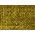 thumbnail image 1 of Ahgly Company Machine Washable Indoor Rectangle Persian Yellow Bohemian Area Rugs, 2' x 5', 1 of 4