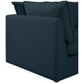 thumbnail image 6 of Meridian Furniture Mackenzie Navy Durable Linen Textured Modular Sofa, 6 of 9