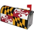 thumbnail image 2 of Maryland Flag Mailbox Cover Mailbox Wraps, Waterproof Mailbox Covers Magnetic Post Box Cover Large Size 25.5"(L) x 21"(W) Garden Yard Outside Farmhouse Home Decor, 2 of 7