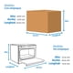 thumbnail image 4 of Horno con Freidora de Aire Oster 42 L Puertas Estilo Francés 1700 W Mod. TSSTTVFDMAFNS Plata, 4 of 5