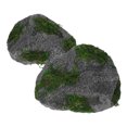 thumbnail image 2 of Shisuyan 2pcs Realistic Artificial Rocks For Landscaping Faux Stone Yard Decorations Foam Rocks For Stage Props Aquarium And Outdoor Decor, 2 of 8