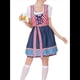 thumbnail image 3 of Disfraz de Oktoberfest Alemán para Mujer, Estilo Dirndl, para Adultos, para de Cerveza Tradicional, Disfraz de Sirvienta. Azul Marino L, 3 of 7