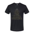 thumbnail image 3 of Cat I Am Your Father Cat Lover Mens Premium Tri Blend T-Shirt, True Black, XX-Large, 3 of 5