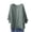 Green, variant on Swuxness Women 3/4 Sleeve Casual Shirts, Spring and Summer Tops, Ladies Crew Neck Solid Color Fashion Comfortable Loose Pullover Tee Hot Pink, XXXL