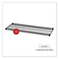 thumbnail image 6 of Alera Industrial Wire Shelving Extra Wire Shelves, 48w x 18d, Black, 2 Shelves/Carton, 6 of 7