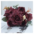 thumbnail image 1 of Hermosas rosas flores artificiales for decoraciones de boda caseras ramo de flores falsas, 1 of 7
