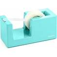 thumbnail image 5 of Poppin Dynamic Duo Stapler and Tape Dispenser Set - Aqua, Staple Up to 20 Sheets of Paper, Solid Weighted Core Tape Dispenser, Matching Lengths for an Even Setup, 5 of 13
