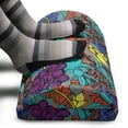 thumbnail image 3 of Orchid Foot Rest, Repetitive Abstract Colored Modern Pattern with Delicate Flowers Print, Non-Slip Backing Adjustable Ergonomic Memory Foam Leg Support for Office, Multicolor, by Ambesonne, 3 of 5