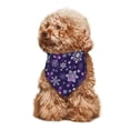 thumbnail image 4 of Daiia Christmas Purple Snowflakes Pattern Pet Scarf for Dogs and Cats – Soft & Breathable Bandana, Comfortable Pet Accessory for Everyday Wear, 4 of 6