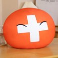 thumbnail image 3 of 30cm Countryball Plush Toys Kawaii Stuffed Pillow Polandball European Union East Germany Canada Italy Switzerland Kid Room Decor, 3 of 5