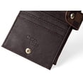 thumbnail image 6 of Daisy Rose Multi-Card RFID Blocking Wallet for Unisex, Brown, 6 of 7