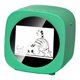 thumbnail image 4 of Mini impresora compacta con control por voz, pantalla de 2,4 pulgadas y rollo de papel. Verde, 4 of 9