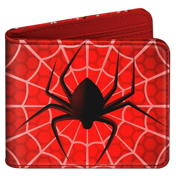 Gemfits Cute Wallet for Women Girls Leather Bifold Wallet Boys Credit Card Holder RFID Blocking Id Cash Small Funny Desgin,Red