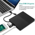 thumbnail image 2 of External Optical Drive Portable External Type-C CD Burner High Speed CD/DVD Player TF/SD Card Reader ,Accurate Channel Search, 2 of 6
