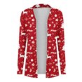 thumbnail image 5 of Enjoytime Christmas Cardigans for Women Trendy Printed V-Neck Long Sleeve Coats Casual Outerwear Fashion Loose Lightweight Jacket Multicolor XL, 5 of 6