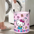 thumbnail image 6 of Hello Kitty Laundry Hamper, Dirty Clothes Hamper Storage Basket for Bathroom Bedrooms, Circular Hamper with Handles, Gifts for Boys Girls Men Women, 6 of 8