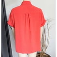 thumbnail image 1 of Blusa de manga corta blusa con cuello vuelto a la moda para mujer para citas ANGGREK  Otros, 1 of 3