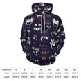 thumbnail image 4 of Dark Monster Pattern Regular Fit Hoodie, Sporty Pullover Hooded Sweatshirt for Men Women Muscle 4XL, 4 of 6