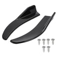thumbnail image 1 of Terraxo 2 Pieces Car Corner Spoiler Pair Front Rear Diffuser Splitter Protector PP Material Anti Scratch Suitable for Sports Car Styling Vehicle Enhancement Black, 1 of 8