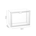 thumbnail image 1 of Caja de almacenamiento de juguetes Bubble Mart con escalones, alta, transparente, portátil, a prueba de polvo, caja de madera apilable, 1 of 6