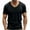 Black, variant on Mens Vneck Tshirts With Pocket Tshirts Men Cotton Tshirt Mens Men Pack Of Tshirts T Shirt 2 Pack Men's White T Shirts Xxxl