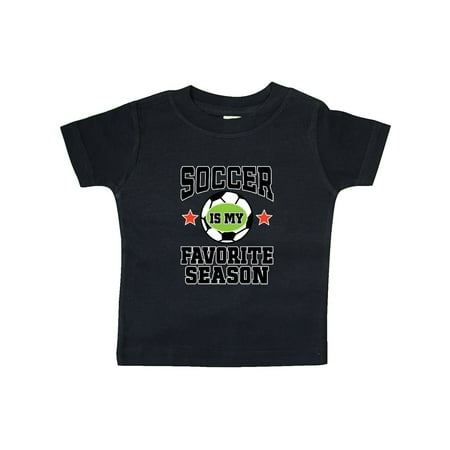 

Inktastic Soccer Is My Favorite Season Gift Baby Boy or Baby Girl T-Shirt