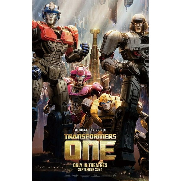 Transformers One (2024) movie Posters for room aesthetic For Bedroom Decoration Unframed 12x18inch(30x45cm)