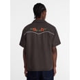 thumbnail image 3 of No Boundaries Embroidered Western Shirt with with Short Sleeves, Men's XS-5XB, 3 of 6