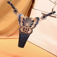 thumbnail image 2 of Vente de Liquidation 2025 Culottes pour Femmes, String Mode Broderie Papillon, Culottes en Maille Creuse, 2 of 3